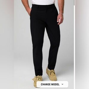 Fabletics The Don Trouser (Classic Fit) Black Size 33